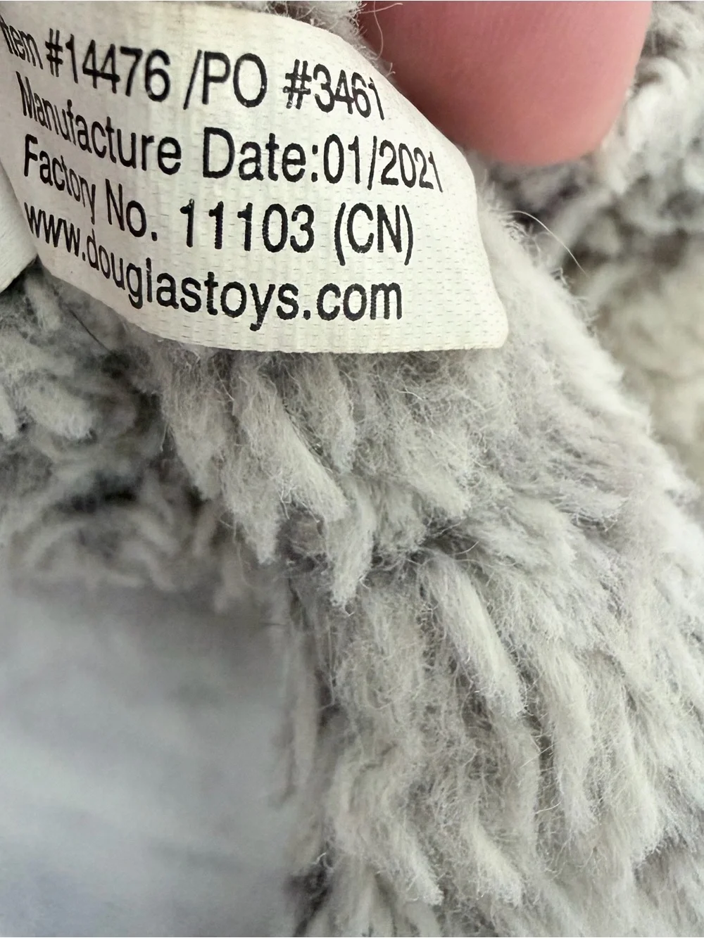 Douglas Lil Baby Gray Kitten Plush 6
